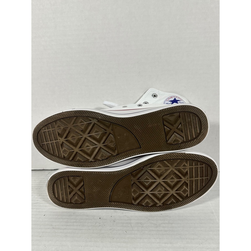 Converse Chuck Taylor All Star High Top White Canvas Mens 10 Womens 11.5 101010 - Picture 3 of 9